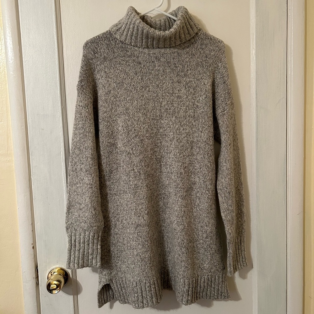 Turtleneck Tunic Sweater